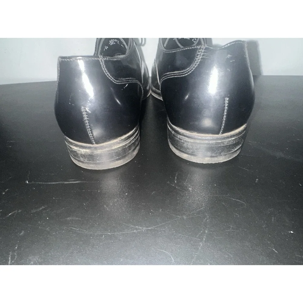 Florsheim Black Leather Dress Shoes Mens  Lexington Cap Toe Oxford 20382 Size 9
